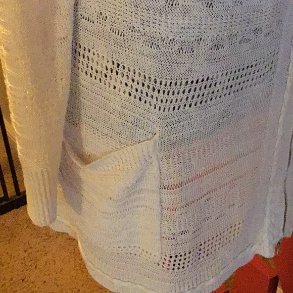 Rachel Rachel Roy zipper cardigan sweater Lg - Picture 4 of 7